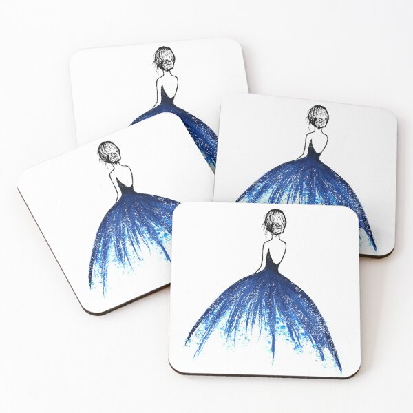Item preview, Ballgown Girl Blue designed and sold by Olivia Ossege.