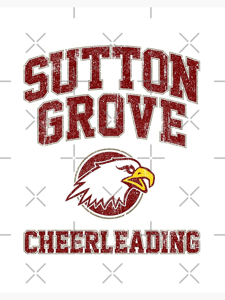 Sutton Grove High School Cheerleading (Variant) Art Board Print