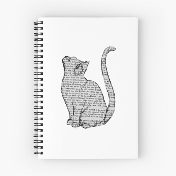 Item preview, Cat with words designed and sold by Hayley Cross.