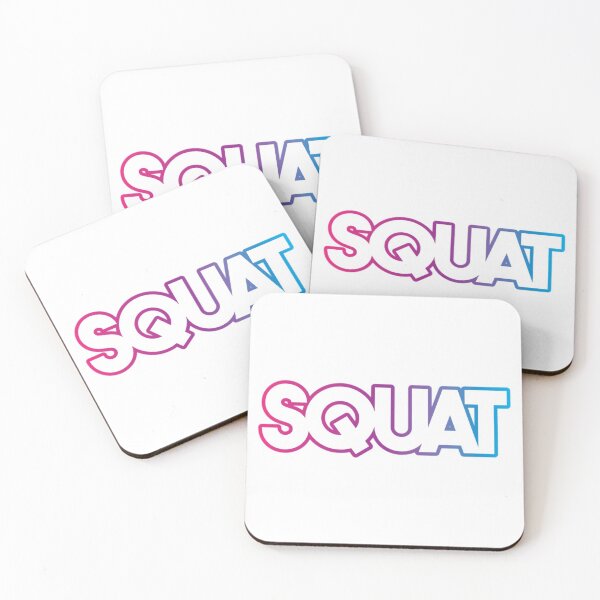 Item preview, Squat Workout Sticker designed and sold by Stop Motion Print.