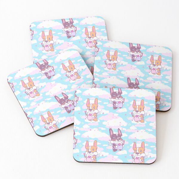Item preview, Valentines Day Corgi Pattern  designed and sold by SPufferART.