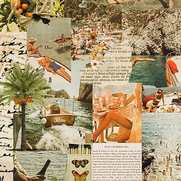 PALM TREE SUMMER VSCO AESTHETIC COLLAGE Art Board Print for Sale by  abbymoriartyy