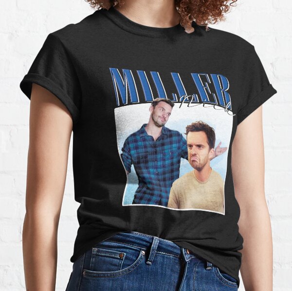 Nick Miller al estilo de los 90 Camiseta clásica