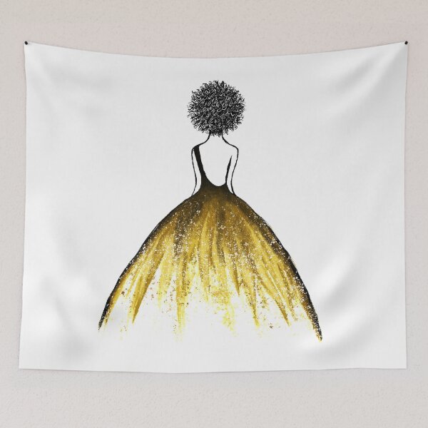 Item preview, Ballgown Girl Yellow designed and sold by Olivia Ossege.