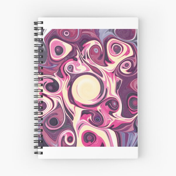Item preview, Yellow Pink Purple Psychedelic Art | Marble Swirl Deisgn | Modern Abstract Art designed and sold by Medic89.