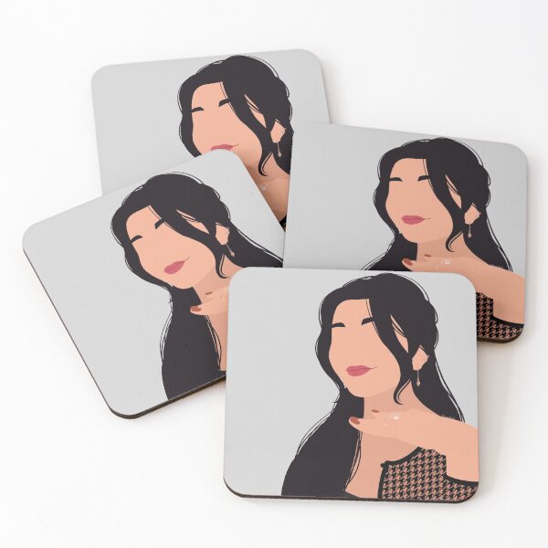 Item preview, Fashionable Beautiful Dark Haired Female Model Illustration designed and sold by illymlin.