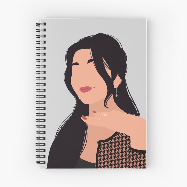 Item preview, Fashionable Beautiful Dark Haired Female Model Illustration designed and sold by illymlin.