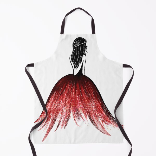 Item preview, Ballgown Girl Red designed and sold by Olivia Ossege.