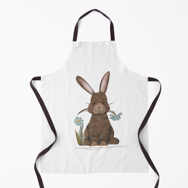 Item preview, Adorable Watercolor Rabbit Playing with Marbles - Cute designed and sold by Caroline Laursen.