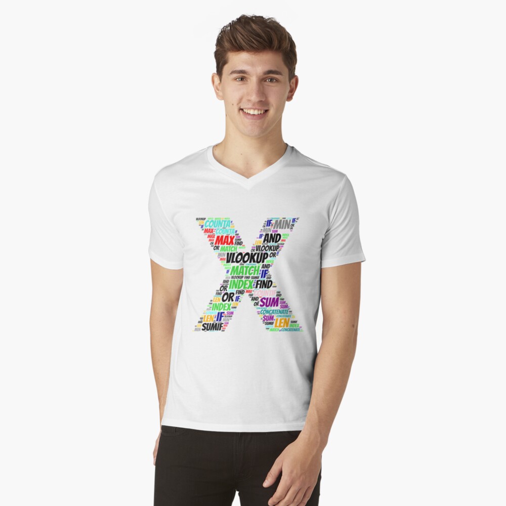 Item preview, V-Neck T-Shirt designed and sold by AnalystCave.