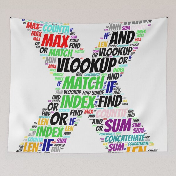 Item preview, Excel X Word Cloud designed and sold by AnalystCave.