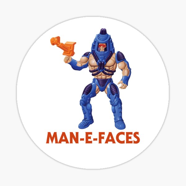 Artikel-Vorschau von MAN-E-FACES He-Man MEISTER DES UNIVERSUMS 80er RETRO, designt und verkauft von kwiebe34.