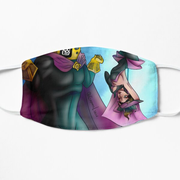 Eva does the vogue, while fighting TV head! Flat Mask