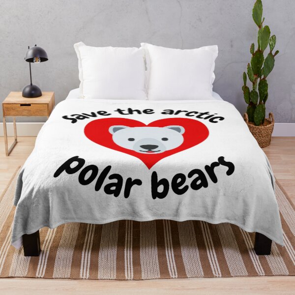 Item preview, Save the Arctic Polar Bears Black Text designed and sold by JEL-Designs.