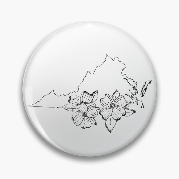 Artikelvorschau, Virginia State Flowers Hartriegel entworfen und verkauft von cheyenne-leigh.