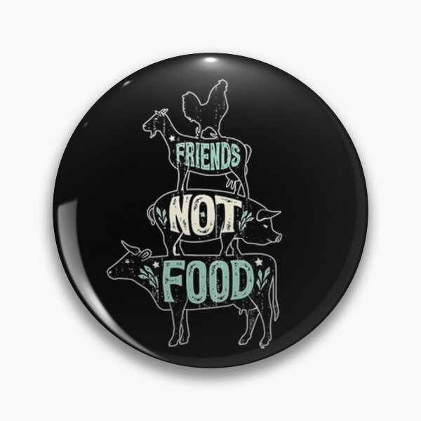 Item preview, Friends Not Food Vegetarian Vegan T Shirt Men Women Unisex Baggy Boyfriend Shirt 2485 designed and sold by FirSen.