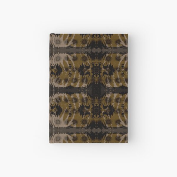 Fern leaf in brown v Hardcover Journal