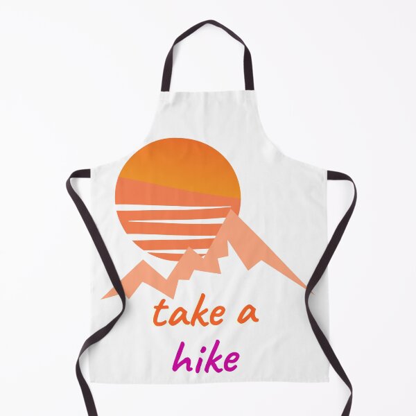 Item preview, Take a Hike Sunset Mountain 80s retro designed and sold by BadLatitude.