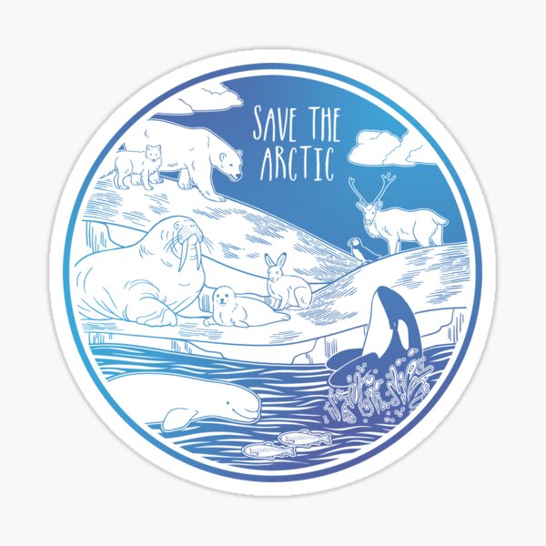 ¡Salva el Artico! Pegatina