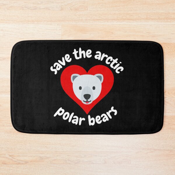 Item preview, Save the Arctic Polar Bears White Text designed and sold by JEL-Designs.
