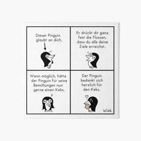 Artikel-Vorschau von Motivations-Pinguin, designt und verkauft von islieb.