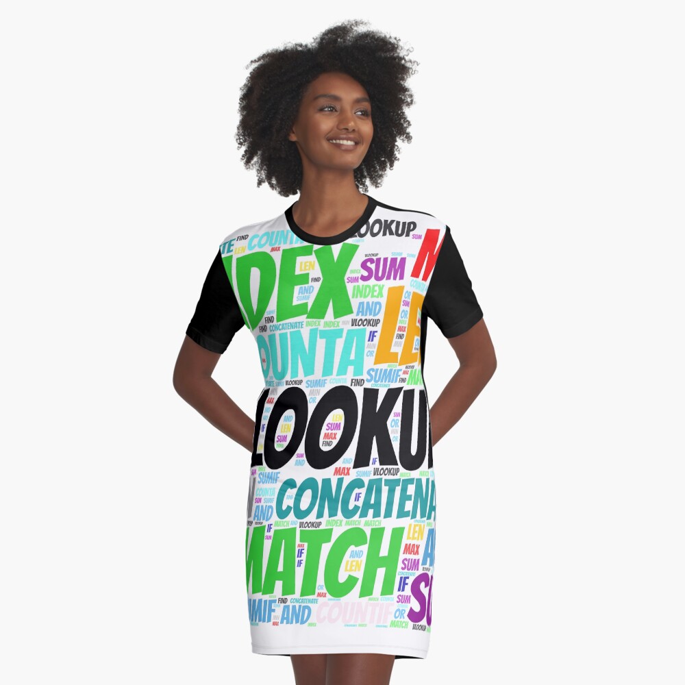 Item preview, Graphic T-Shirt Dress designed and sold by AnalystCave.