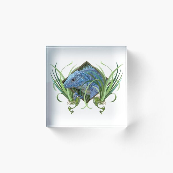 Item preview, Iguana azul designed and sold by DeniFreeman.