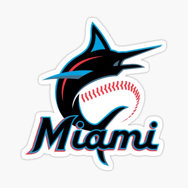 MLB Baseball Florida Marlins Logo Jersey Licensed Fan Magnets Set