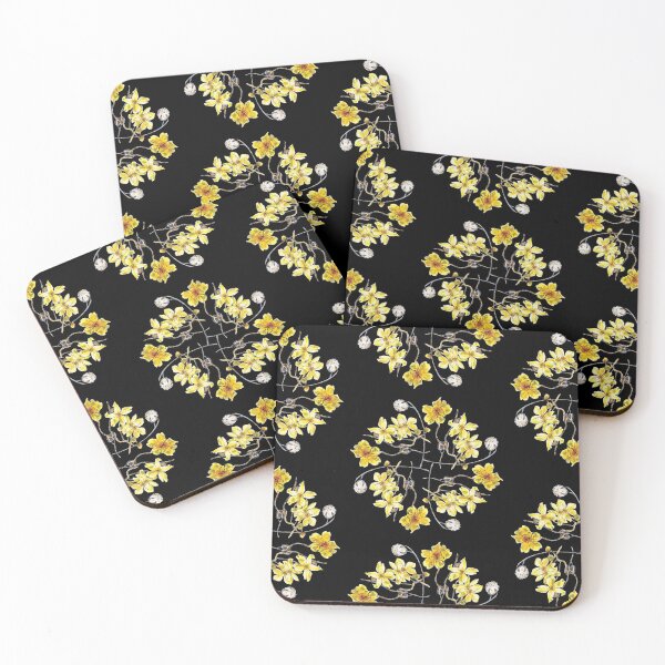Item preview, Yellow Kapok repeat design designed and sold by Anne Huth.
