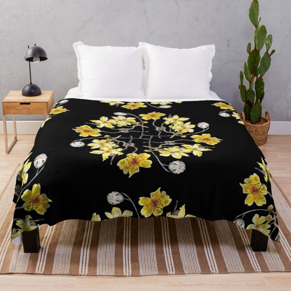 Item preview, Yellow Kapok repeat design designed and sold by Anne Huth.
