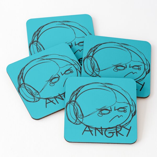 Item preview, Angy Sketchy Blue designed and sold by RoleCallDnD.