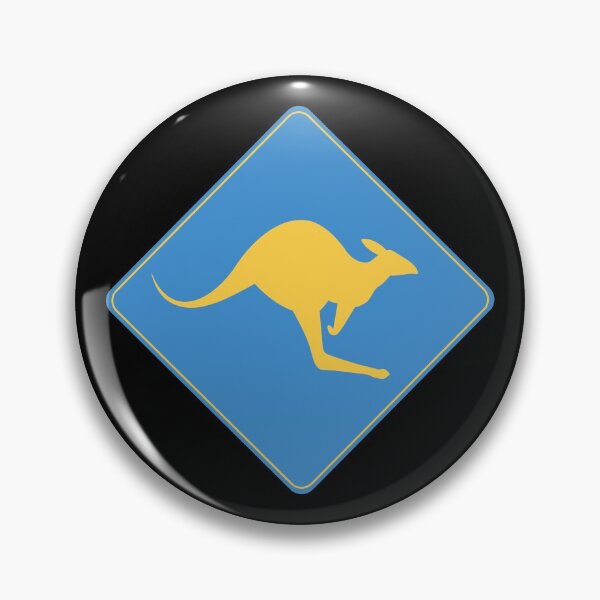 Item preview, Kangaroo Road Sign  designed and sold by FriendsList.