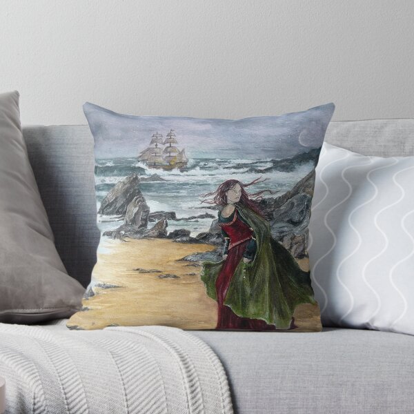 Riven Tide Throw Pillow