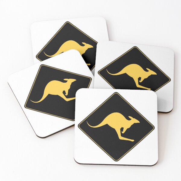 Item preview, Kangaroo Road Sign  designed and sold by FriendsList.
