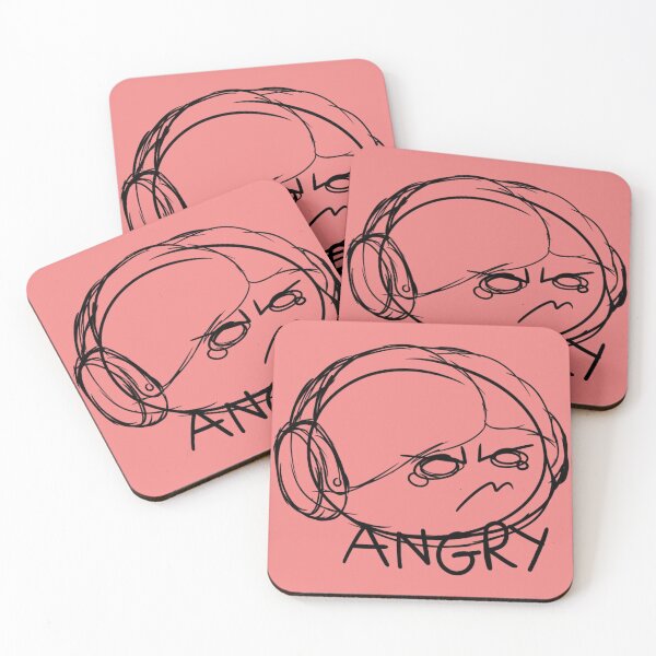 Item preview, Angy Sketchy Pastel Red designed and sold by RoleCallDnD.
