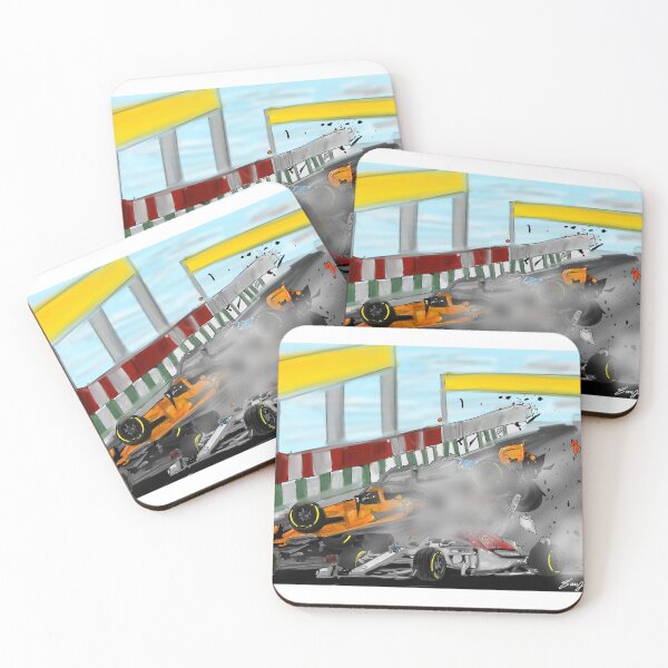 Item preview, Race car crash designed and sold by CarArt4Fun.