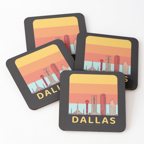 Item preview, Dallas Skyscraper Skylines designed and sold by Mande Arts.