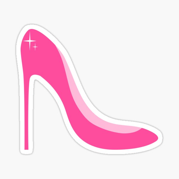 Pink Heel Sticker