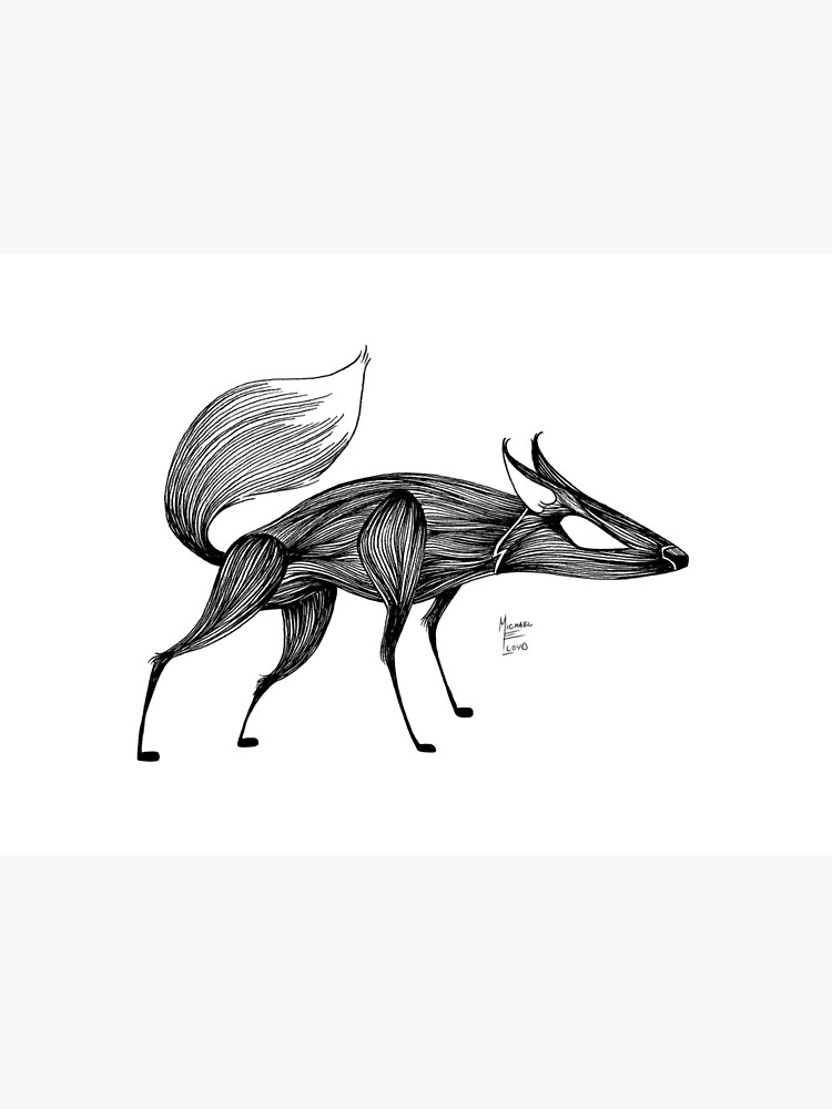 Thumbnail 2 of 2, Art Board Print, Fox designed and sold by likemoyd.