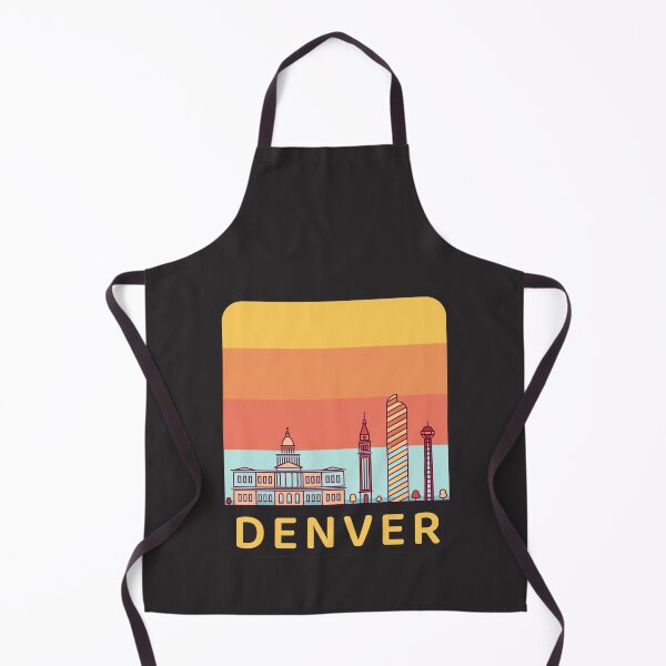 Item preview, Denver City Skyscraper Skylines designed and sold by Mande Arts.