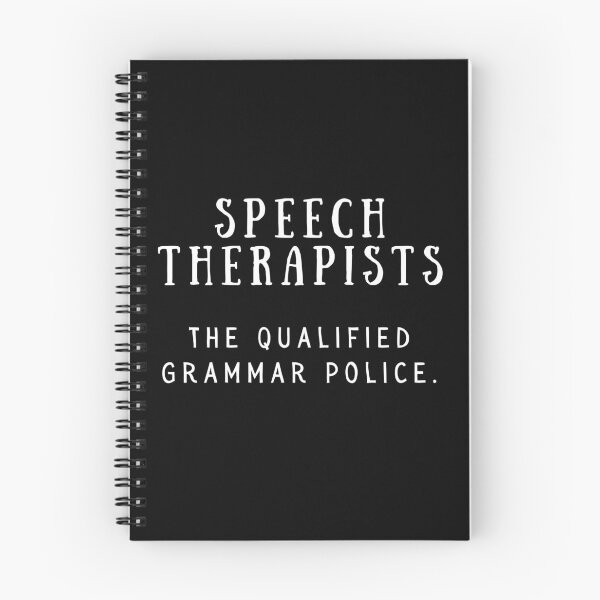 Item preview, Speech Therapists - Qualified Grammar Police | Funny Speech Therapy Design designed and sold by Presto Prints Design.
