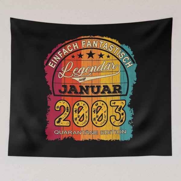 Item preview, 18th Birthday 18 Years Born In 2003 January designed and sold by Renergie.