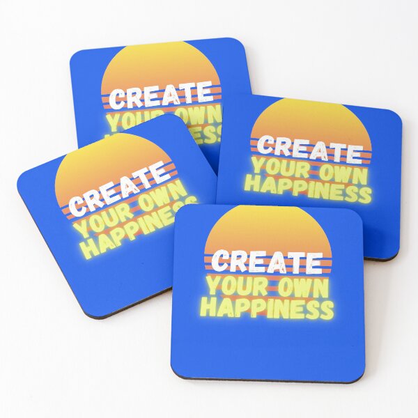 Item preview, Create Your Own Happiness Uplifting Vibes Positive  designed and sold by BadLatitude.