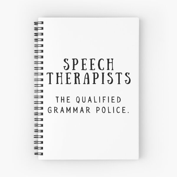 Item preview, Speech Therapists - Qualified Grammar Police | Funny Speech Therapy Design designed and sold by Presto Prints Design.
