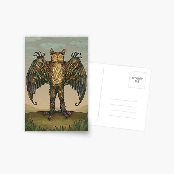 Item preview, Cornish Owlman, Cryptozoology species designed and sold by Cabinet Of Curiosities by Vlad.