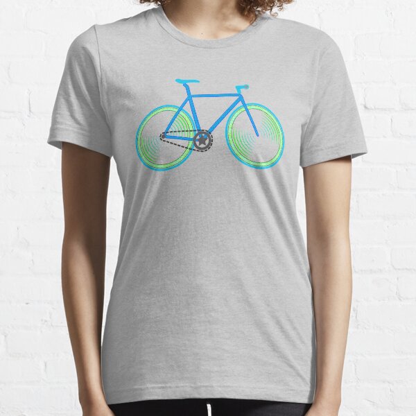 Fixie Green and Blue Essential T-Shirt