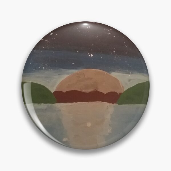 Item preview, Moon painting on the lake designed and sold by Meladelph.