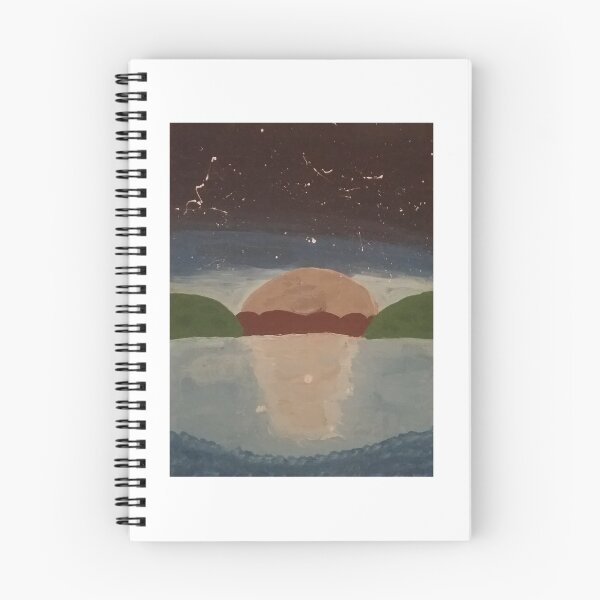 Item preview, Moon painting on the lake designed and sold by Meladelph.