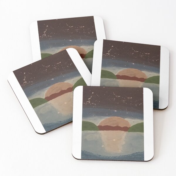 Item preview, Moon painting on the lake designed and sold by Meladelph.