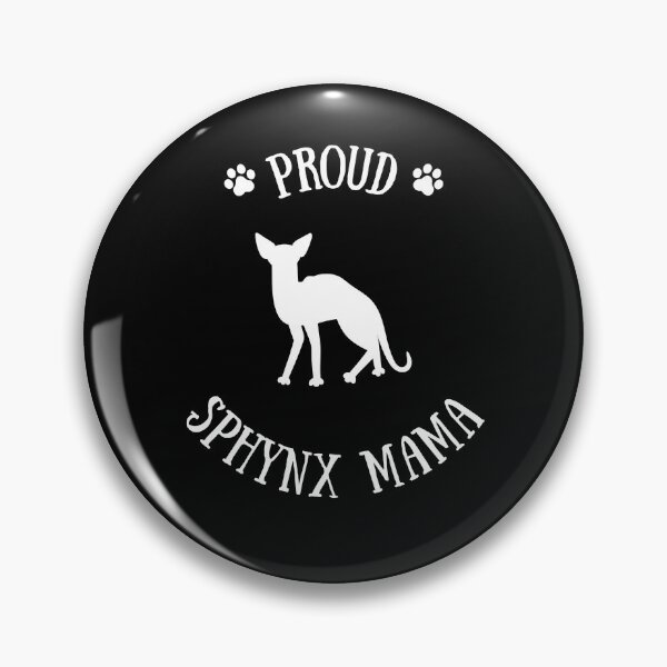 Artikelvorschau, Stolze Sphynx Mama, Sphynx Mama, Geschenk für Sphynx Besitzer entworfen und verkauft von Presto Prints Design.